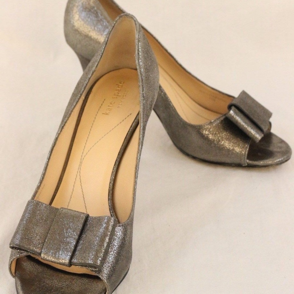 KATE SPADE NEW YORK Size 7.5 Womens Metallic Pumps